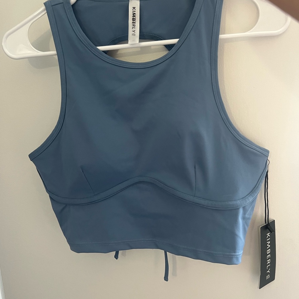 Blue Athletic Tank - Picture 3 of 4